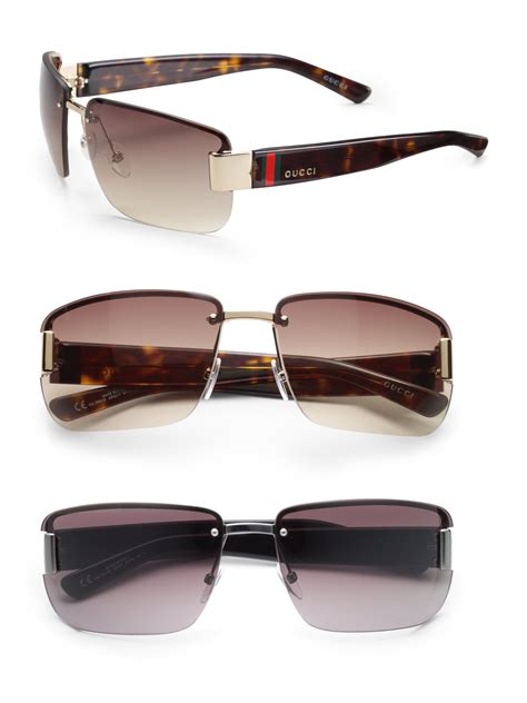 Gucci rimless sunglasses men's